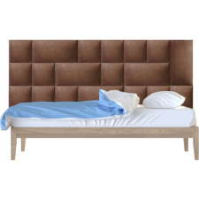 Kerma Design Sötét barna színű modern textil falvédő-19 (200x75 cm) Kerma falpanelekből tapéta, díszléc és más dekoráció