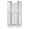 Kerra Classic 80x80 cm White hátfalas zuhanykabin zuhanytálcával