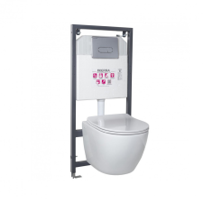 Kerra Delos Chrome falba építhető WC tartály szett szaniter