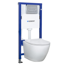 Kerra Delos White Duofix Delta Chr falba építhető WC tartály szett szaniter