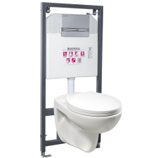Kerra Doris Adriatic CH falba építhető WC tartály szett szaniter