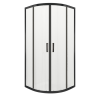 Kerra Soho Black 80 íves zuhanykabin zuhanytálca nélkül