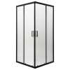 Kerra Soho Square Black 80 szögletes zuhanykabin zuhanytálca nélkül