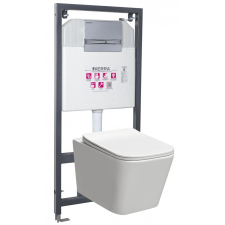 Kerra Tinos Adriatic Chrome falba építhető WC tartály szett szaniter