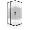 Kerra Xenia SQ 80 fekete szögletes zuhanykabin Victor plus tálcával