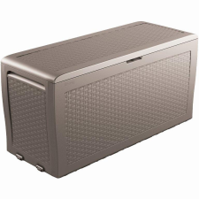 Kerti box Keter Samoa Rattan Box 270L cappuccino kerti tárolás