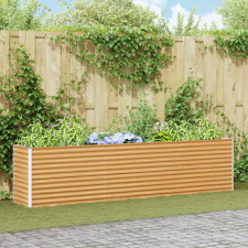  Kerti magaságyás 290 x 50 x 68 cm Horganyzott acél kerti tárolás