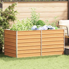  Kerti magaságyás Világos Barna 160 x 80 x 77 cm kerti tárolás