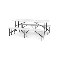  kerti rendezvényasztal + 2 pad ADG.G245+G396 kerti bútor