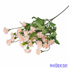  Kerti szegfű ág 70cm - Halvány rózsaszín dekorációs kellék