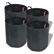  Kerti Szemetes Zsák Sötétzöld 4 db 120 literes 150 g / m² szemetes