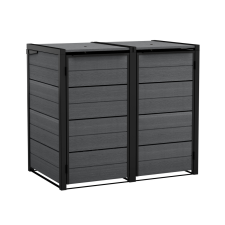  Kerti tároló Keter Hide Away 2x 120 l-es kukákhoz, szürke kerti tárolás