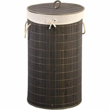 Kesper 19573 Bambuszos szennyeskosár, sötét, 60 x35 cm bútor