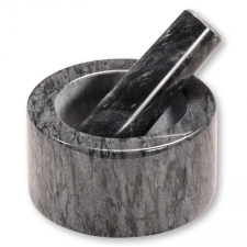 Kesper Márványmozsár és mozsártörő Kesper 71504, 13x8cm, Polírozott, Szürke konyhai eszköz