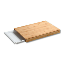 Kesper Vágódeszka Kesper 58352, 38x25x3,5cm, Beépíthető tálca, Bambusz, Barna konyhai eszköz