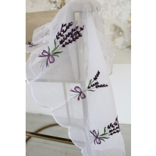  Kész függöny Alíz Konyhai vitrázs Lila masni minta 150x45cm lakástextília