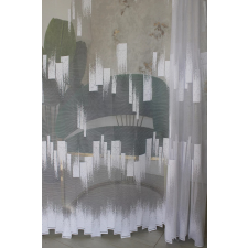  Kész függöny Amelia fehér Parketta mintás 200x160cm lakástextília