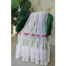  Kész függöny Amelia Púder Tulipán mintás 400x180cm lakástextília