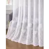  Kész függöny Azrah fehér Pitypang virág minta 500x250cm