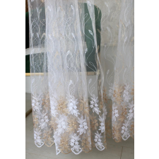  Kész függöny Brillant 77 fehér Arany minta 500x250cm lakástextília