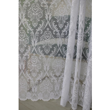  Kész függöny Emily fehér Barok minta 400x180cm lakástextília