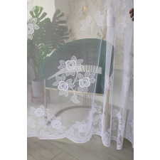  Kész függöny Emily fehér Tavaszi Rózsák minta 400x250cm lakástextília