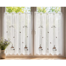  Kész függöny Konyhai vitrázs Cappuccino 200x80cm lakástextília