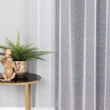  Kész függöny Lux fehér Noppe mintás 300x160cm lakástextília