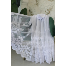  Kész függöny Scarlett fehér Pillangós minta 300x250cm lakástextília