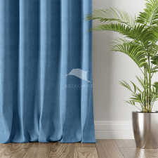  Kész sötétítő függöny új Velvet 1db 140x250cm Vilagoskék lakástextília