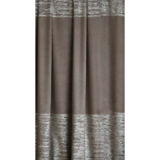 Készfüggöny barna - ezüst sávos ERIC / 03 140 cm x 245 cm lakástextília