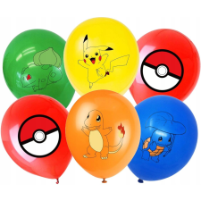 KÉSZLET POKEMON NYOMTATOTT LÉGGÖMBÖK SZÜLETÉSNAPI PARTY DEKORÁCIÓ party kellék