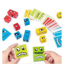  Készségfejlesztő emojis kirakó, logikai fejlesztőjáték gyerekeknek és felnőtteknek kreatív és készségfejlesztő
