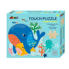 Készségfejlesztő tapintós puzzle, A tengerben Avenir puzzle, kirakós