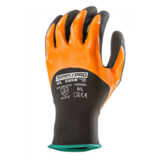  KESZTYÛ SZERELÕ DUPLARÉTEGÛ NITRIL NARANCS 10-ES/10 PÁR