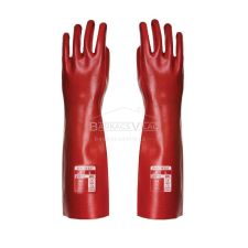  Kesztyű, A445 PVC, hosszú szárú, 10/XL védőkesztyű