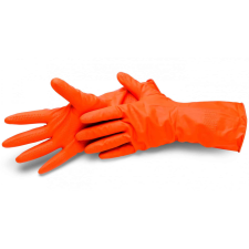  Kesztyű Gumi Latex Narancs S SCH védőkesztyű