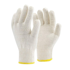  Kesztyű kötött duplaszálas gumírozott mandzsetta (100pamut) TOP COT2, fehér, 8