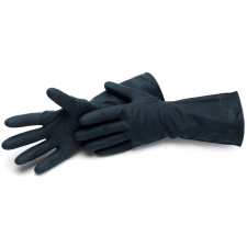  Kesztyű Latex Fekete Ipari M 42611 védőkesztyű