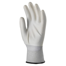  Kesztyű mártott COVERGUARD poliészter PU tenyérrel fehér 11-es 2 darab/pár