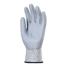  Kesztyű mártott COVERGUARD vágásbiztos HPPE PU tenyér szürke 6-os 2 darab/pár