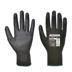  Kesztyű munkavédelmi (szerelő) PORTWEST 10-es XL fekete tenyéren mártott