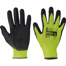  Kesztyű Palawan akasztófüles, sárga, 8 védőkesztyű