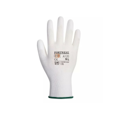  Kesztyű precíziós PU mártott tenyérrel 2XL-es méret A120 Portwest fehér