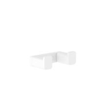 Két akasztós fogas Hansgrohe AddStoris fehér matt színben 41755700 fürdőszoba kiegészítő