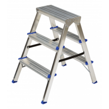  Két oldalt járható alumínium létra 2x5 fokos létra és állvány