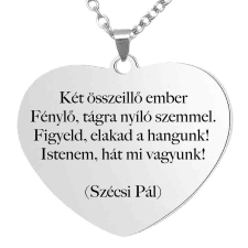 Két összeillő ember... medál lánccal, választható több formában és színben nyaklánc