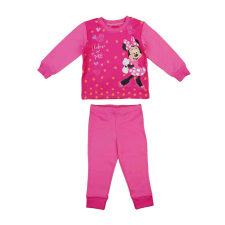  Két részes kislány pizsama Minnie egér mintával - 128-as méret gyerek hálóing, pizsama