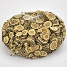  Két színű faszeletek kicsi 1-3cm 0,5kg dekorációs kellék