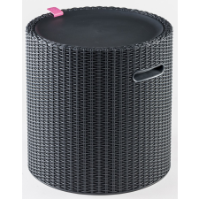 KETER COOL STOOL egy dohányzóasztal tároló funkcióval - grafit bútor